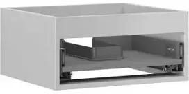 Praustuvo spintelės korpusas Mexen Box-A, 50 cm, 1 stalčius, Pilkas matt