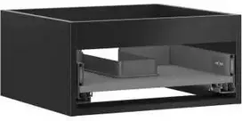 Praustuvo spintelės korpusas Mexen Box-A, 50 cm, 1 stalčius, Juodas matt