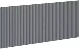 Mexen Rivel priekinė dalis vonios spintelės korpusui, 120 x 43,5 cm, Graphite matt