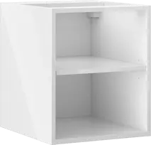 Mexen Box-A spintelė su lentyna, 40 cm, Baltas glossy