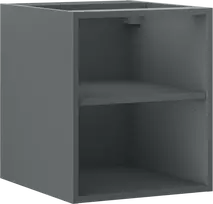 Mexen Box-A spintelė su lentyna, 40 cm, Graphite matt