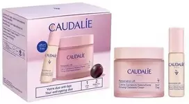 Caudalie Resveratrol-Lift Crème Duo Anti-Age veido priežiūros rinkinys (veido kremas, 50 ml + veido serumas, 10 ml)