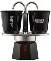 Bialetti - Stranger Things Mini Express 2tz + 2 puodeliai 90ml - termochrominis raštas