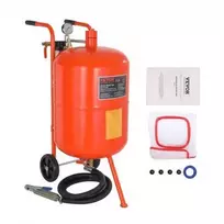 Vevor 20 galonų smėliasrovė 60–110 PSI su 4 purkštukais