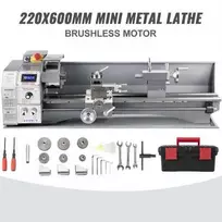 Vevor Mini metalo tekinimo staklės su kintamu greičiu