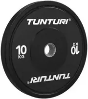 Svarmenys TUNTURI Platinum Bumper Plate Juodas (5–25 kg) (Svoris: 10 kg)
