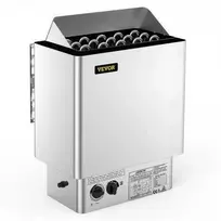 Vevor 9kw sauna krosnelė, 380-415v, su valdymu
