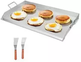 Vevor Universalus 91x53 cm nerūdijančio plieno keptuvas