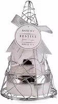 Accentra Vonios rinkinys FESTIVE FEELINGS piramidės formos krepšelyje
