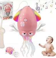 Interaktyvus judantis kalmaras su šviesomis, rožinis, Happy people M-23