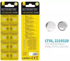 MTK Knapcellebatteri - LT56 Pack 10 - 1.5V, AG3 / LR41