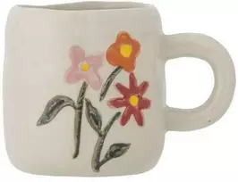 Bloomingville Millie puodelis, natūralus, keramikos dirbiniai