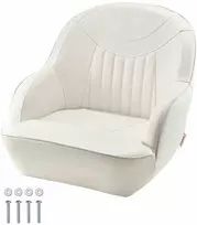 Valties sėdynė, žemas atlošas, kapitono kaušinė sėdynė jachtoms, patvari vandeniui atspari PVC odos žvejybos valties sėdynė, ergonomiška jūrinė kėdė