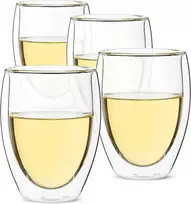 Winder Home dvigubų sienelių stiklinės , 4 vnt., 350 ml (kavai ir arbatai)