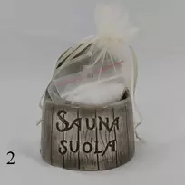Timo Keramika Keraminis druskos indas pirčiai - tamsus 120 ml, 2 modelis