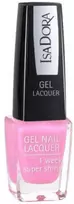 IsaDora Gel Lacquer Glossy Finish Nagų lakas 222 Rožinė Bomb, 6 ml