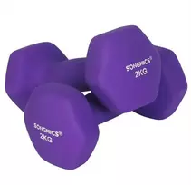 Songmics Hantelių rinkinys, 16x8x7.5 cm, violetinė