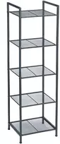 Songmics Sandėliavimo lentyna, 38x30x129,5 cm, juoda