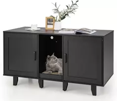 Promotions Katės kraiko dėžės uždangalas, 120x52x65 cm, pilkas