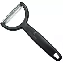 „Victorinox“ horizontalus skustukas su dantyta YPSO geležte, ilgis 145 mm - juoda
