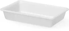 Hendi Plokščias duonos kepimo indas 3 l 340x235x70 mm - baltas