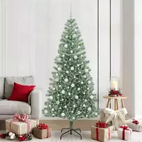 Dirbtinė Kalėdų Eglė Su Sniegu ir LED Šviesa su 300 LED 210 cm