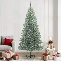 Dirbtinė Kalėdų Eglė Su Sniegu ir LED Šviesa su 300 LED 240 cm