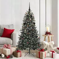 Dirbtinė Kalėdų eglutė Žalia 150 cm PVC, plastikas ir plienas