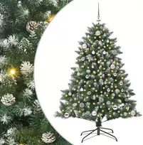 Dirbtinė Kalėdų eglutė Žalia 150 cm PVC, plastikas ir plienas