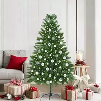 Kalėdų eglutė su 300 LED s stovu Žalia 180 cm PE