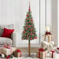 Lieknas Kalėdų eglutė su 150 LED s stovu Žalia ir balta 150 cm 3394886