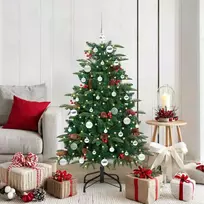 Dirbtinė Kalėdų eglutė Žalia 150 cm PVC ir Metalas ir Plastikas