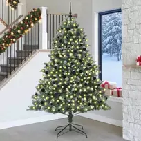 Dirbtinė Kalėdų eglutė Žalia 240 cm PVC, plastikas ir plienas