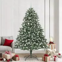 Dirbtinė Kalėdų eglutė Žalia 240 cm PVC, plastikas ir plienas