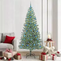 Dirbtinė Kalėdų Eglė Su Sniegu ir LED Šviesa su 300 LED 210 cm