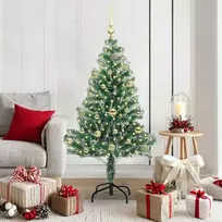 Dirbtinė Kalėdų Eglė Su Sniegu ir LED Šviesa su 150 LED 150 cm