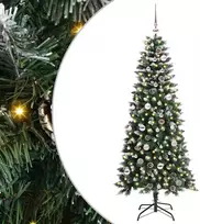 Dirbtinė Kalėdų eglutė Žalia 150 cm PVC, plastikas ir plienas