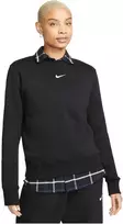 Nike Džemperis Moterims W Nsw Phnx Fleece Os Crew Juodas DQ5751 010