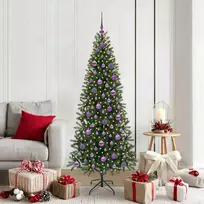 Dirbtinė Kalėdų eglutė su 300 LED Žalia 180 cm PE ir PVC