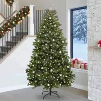 Dirbtinė Kalėdų eglutė su 300 LED Žalia 270 cm PVC ir metalas