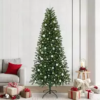Dirbtinė Kalėdų eglutė su 300 LED Žalia 240 cm PE ir PVC
