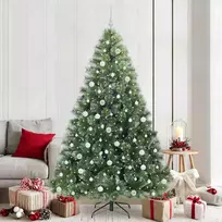 Dirbtinė Kalėdų eglutė su 300 LED Žalia 210 cm PE ir PVC