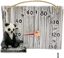 Timo Keramika Keraminis pirties termometras - panda, 1
