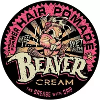 „Cock Grease Beaver Kreminis Keep It Wet“ plaukų formavimo pomada, suteikianti blizgesio, 50 g
