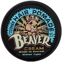 „Cock Grease Beaver Kreminis Vanduo Type“ plaukų formavimo pomada, suteikianti blizgesio, lengvos arba vidutinės fiksacijos, 50 g