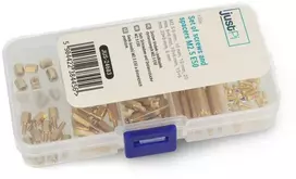 Grąžtas Varžtų ir tarpiklių rinkinys M2.5 E50 - 120 vnt, - justPi