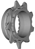 Galinė žvaigždutė Shimano XTR CS-M9200 9T with lock ring