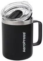 „AeroPress“ – kelioninis kavos puodelis, juodas, 350 ml