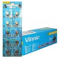 Vinnic LR41/AG3, 1,5V šarminės baterijos, 100 vnt.