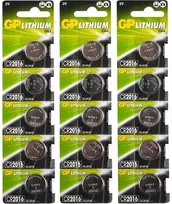 GP Battery GP elementai CR2016, LITHIUM 3V, 15 vnt.